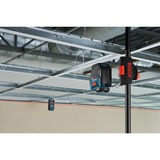 Bosch Professional Kombilaser GCL 2-50 C Professional + RM2 (LBR), Kreuzlinienlaser blau/schwarz, rote Laserlinien, mit Halterung