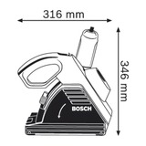 Bosch Professional Mauer-Nutfräse GNF 35 CA blau, 1.400 Watt, Koffer