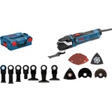 Bosch Professional Multi-Cutter GOP 40-30 Professional, Multifunktions-Werkzeug blau/schwarz, 400 Watt, L-BOXX, inkl. Zubehör