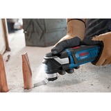 Bosch Professional Multi-Cutter GOP 40-30 Professional, Multifunktions-Werkzeug blau/schwarz, 400 Watt, L-BOXX, inkl. Zubehör