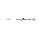 Bosch Professional Säbelsägeblatt S 3456 XF Progressor for Wood and Metal, 100 Stück Länge 200mm