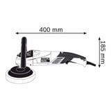 Bosch Professional Winkelpolierer GPO 14CE, Poliermaschine blau, 1.400 Watt