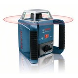 Bosch Rotationslaser GRL 400 H Professional Set blau/schwarz, Transportkoffer, 2x Akku