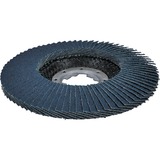 Bosch X-LOCK Fächerscheibe X571 Best for Metal, Ø 125mm, K80, Schleifscheibe Bohrung 22,23mm, abgewinkelt