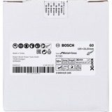 Bosch X-LOCK Fiberschleifscheibe R780 Best for Metal and Inox, Ø 125mm, K60 Bohrung 22,23mm