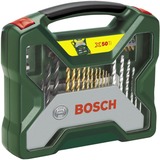 Bosch X-Line Titanium Bohrer- und Schrauber-Set, 50-teilig, Bohrer- & Bit-Satz grün