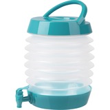 Camp4 Faltbarer Wasserspender 5,5Liter, Wasserbehälter petrol/transparent