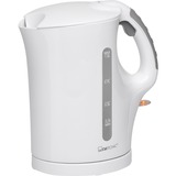 Clatronic WK 3462, Wasserkocher weiß, 1 Liter