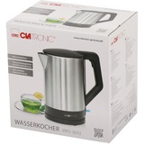 Clatronic Wasserkocher WKS 3692 edelstahl/schwarz, 1,5 Liter