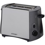 Cloer Toaster 3410 aluminium/schwarz