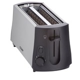 Cloer Toaster 3710 silber/schwarz, 1.380 Watt, für 4 Scheiben Toast