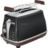 DeLonghi Icona Vintage CTOV 2103.BK, Toaster schwarz