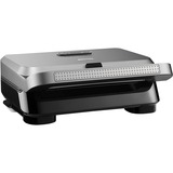 DeLonghi Multigrill Easy SW12BC.S, Sandwichmaker silber/schwarz, 800 Watt, mit 2 Platten-Sets