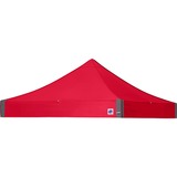 E-Z Up Dach für Eclipse 3m, Top Punch, Pavillon rot, ohne Gestell