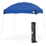 E-Z Up Faltzelt Dome 3x3m Color Royal Blue, Pavillon dunkelblau, Rahmen Weiß