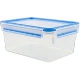 Emsa CLIP & CLOSE Frischhaltedose transparent/blau, 2,3Liter, Großformat