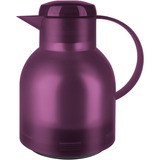 Emsa SAMBA Isolierkanne, 1 Liter aubergine, QUICK PRESS Verschluss