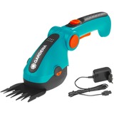 GARDENA Akku-Grasschere ComfortCut Li, 3,6Volt türkis/schwarz, Li-Ionen-Akku 3Ah