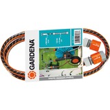GARDENA Anschlussgarnitur Comfort FLEX 13mm (1/2"), Schlauch schwarz/orange, 1,5 Meter