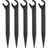 GARDENA MDS-Rohrhalter für Verlegerohr 13mm (1/2"), Halterung grau, 5 Stück