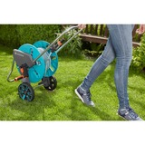 GARDENA Schlauchwagen CleverRoll M Set türkis/grau, 20 Meter, mit Anschlüssen