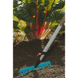 GARDENA combisystem-Rechen, 12 Zinken türkis, 30cm