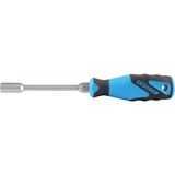 GEDORE Steckschlüssel mit 3K-Griff 6-kant, 10mm blau/schwarz, mit Antriebs-Sechskant
