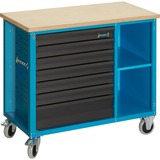 Hazet Fahrbare Werkbank Assistent 177W-7, Werkzeugwagen blau/schwarz, Ordnungssystem 3/3