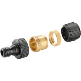 Kärcher Hahnanschluss für Innenarmaturen (2.645-010.0), Hahnstück schwarz, 26,5mm (G 3/4")