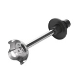 Krups Edelstahl Schnellmixstab XF 907D, Aufsatz edelstahl/schwarz, für Handmixer
