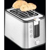 Krups Toaster Control Line KH442D silber/schwarz, 700 Watt, für 2 Scheiben Toast