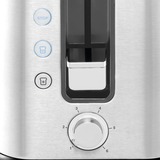 Krups Toaster Control Line KH442D silber/schwarz, 700 Watt, für 2 Scheiben Toast