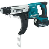 Makita Akku-Magazinschrauber DFR550RTJ, 18Volt schwarz/blau, 2x Li-Ionen-Akku 5,0Ah, im MAKPAC Gr.3