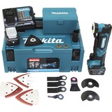 Makita Akku-Multifunktions-Werkzeug TM30DSMJX5, 12 Volt blau/schwarz, MAKPAC Gr.2, 2x Li-Ionen-Akku 4,0Ah