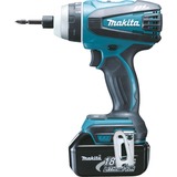Makita Akku-Quadroschrauber DTP141RMJ 18V, Schlagbohrschrauber blau/schwarz, 2x Li-Ionen-Akku 4,0Ah, im MAKPAC Gr.2