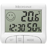 Medisana Digital Thermo-Hygrometer HG 100, Tischuhr weiß