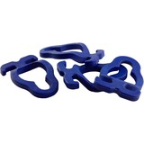 Peggy Peg Haken-Set L, Halterung blau, 4 Stück