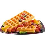 Tefal King Size Waffeleisen WM756D schwarz/silber, 1.200 Watt