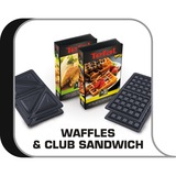Tefal Snack Collection SW852D, Sandwichmaker silber/schwarz, 700 Watt, mit 2 Platten-Sets