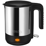 Unold Blitzkocher Edel Black, Wasserkocher edelstahl/schwarz, 1,5 Liter