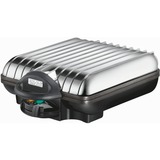 Unold Waffelautomat 4er 4826, Waffeleisen schwarz (matt)/edelstahl