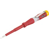 VIGOR Spannungsprüfer 150V-250V, Schraubendreher rot/gelb, 0,5x3mm