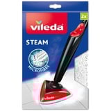 Vileda Ersatzbezug für 100°C & Steam, Wischbezug weiß, 2 Stück