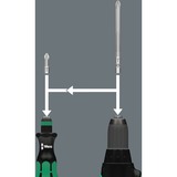 Wera Kraftform Kompakt 62, 1/4", Bit-Satz inkl. Steckgriff, mit Falttasche