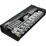 Wera Zyklop Metal-Knarrensatz 8100 SC 8, Werkzeug-Set mit Umschaltknarre, 1/2"