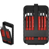 Wiha Bit-Satz slimBit electric, Schlitz und PZ rot, 7-teilig