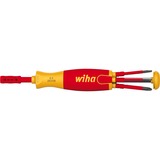 Wiha Schraubendreher mit Bit Magazin LiftUp electric rot/gelb, 7-teilig