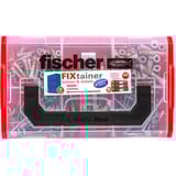 fischer FixTainer Bohren & Dübeln hellgrau/rot, mit Schrauben, 306-teilig