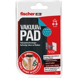 fischer GOW Vakuum Pad, Halterung blau, Klett/Velour