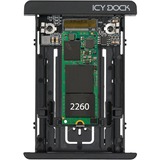 Icy Dock EZConvert MB705M2P-B, Konverter schwarz, M.2 PCIe NVMe SSD zu 2,5" U.2 PCIe SSD Konverter / Adapter